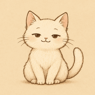 Inky, your animated pencil-drawn cat companion